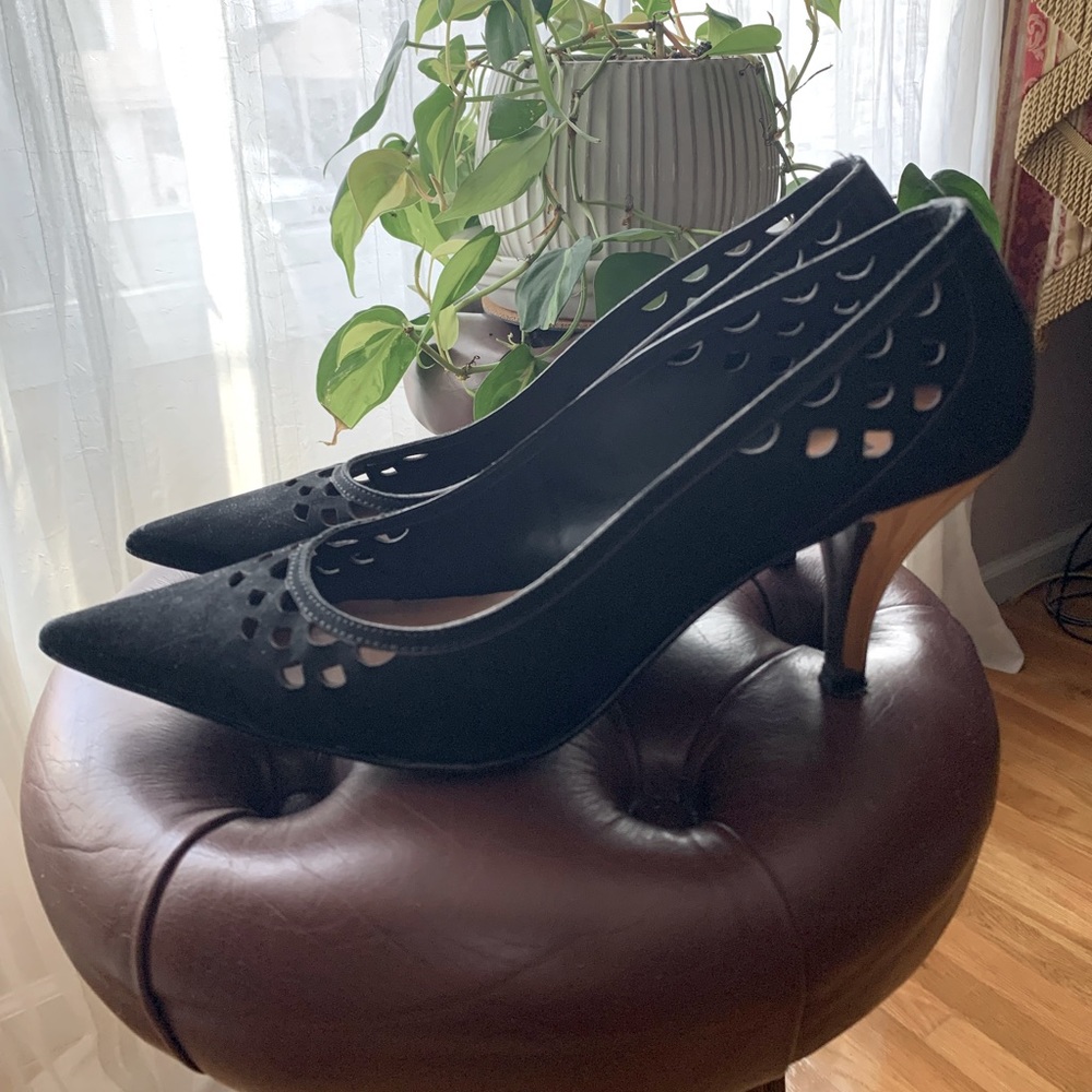 Black Kitten Heels